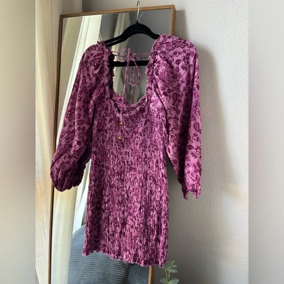 Free People Smock It To Me Mini Dress - Picture 6 of 6